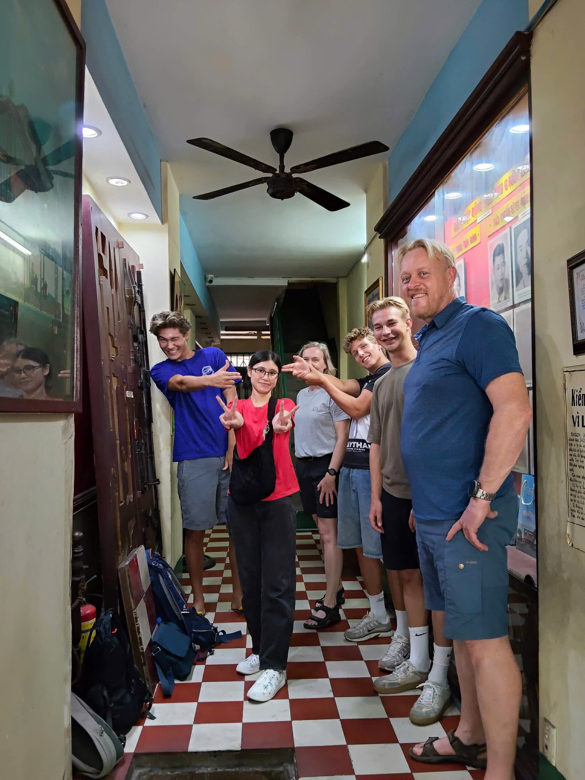 Our local guides in Saigon